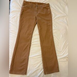 LOFT corduroy khaki Boot Cut Pants